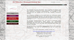 Desktop Screenshot of 18wheelertransportation.com